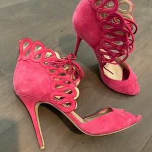 Monique Lhuillier Pink Heels